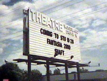 Woodland Drive-In Theatre - Marquee - Photo From Rg (newer photo)